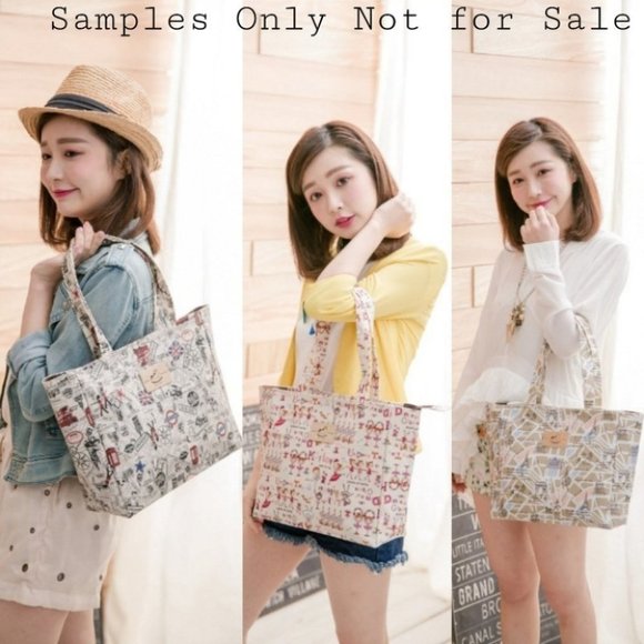 Waterproof Owl Medium Tote Shoulder Handbag - Picture 5 of 11